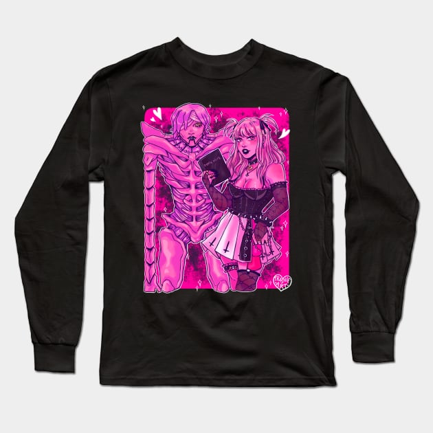 Death Misa Misa Long Sleeve T-Shirt by TrashieArt